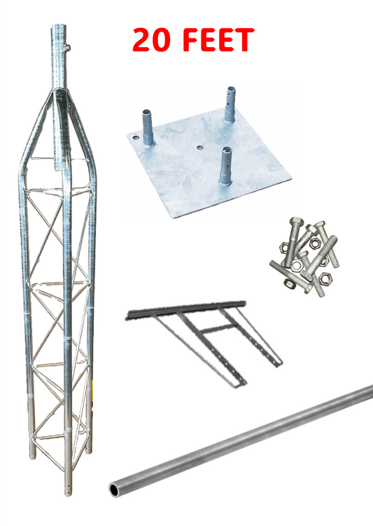 Amerite 25 20ft Pro Tower Kit with Base Plate