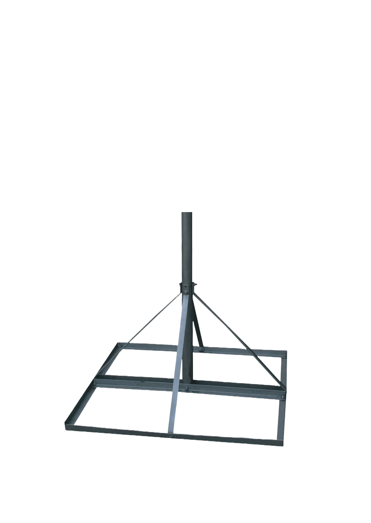 Amerite Small Base Roof Mount w/ Mast Tube